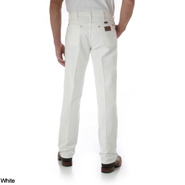 mens white wrangler jeans