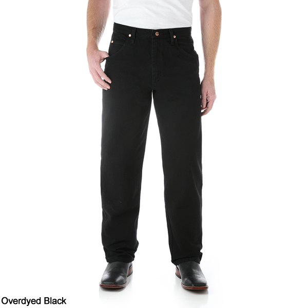 black wrangler cowboy cut jeans