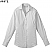 White - Edwards Ladies V-Neck Long Sleeve Blouse # 5034-000