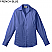 French Blue - Edwards Ladies V-Neck Long Sleeve Blouse # 5034-061