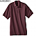 Burgundy - Edwards Men's Short Sleeve Pique Polo Shirt# 1500-013