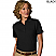 Black - Edwards Women's Short Sleeve Pique Polo Shirt # 5500-010