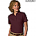 Burgundy - Edwards Women's Short Sleeve Pique Polo Shirt # 5500-013