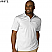 White - Edwards Men's Dry Mesh High Performance Polo # 1576-000