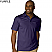 Purple - Edwards Men's Dry Mesh High Performance Polo # 1576-053