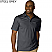 Steel Grey - Edwards Men's Dry Mesh High Performance Polo # 1576-079