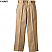 Khaki - Edwards Ladies' Flat Front Chino Pant # 8576-015