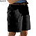 Black - Edwards Ladies Flat Front Cargo Short # 8473-010