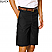 Black - Edwards Men's Flat Front Casual Chino Cargo Short # 2485-010