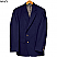 Navy - Edwards Men's Classic Single Breasted Blazer # 3500-007