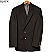 Black - Edwards Men's Classic Single Breasted Blazer # 3500-010