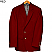 Red - Edwards Men's Classic Single Breasted Blazer # 3500-012