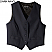 Dark Navy - Edwards Ladies V-Neck Economy Vest # 7490-017