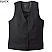 Black - Edwards Ladies Firenza V-Neck Vest # 7550-010