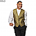 Gold - Edwards Men's Diamond Brocade Vest # 4390-048