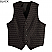 Black - Edwards Men's Swirl Brocade Vest # 4391-010