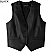 Black - Edwards Ladies Diamond Brocade Vest # 7390-010