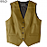 Gold - Edwards Ladies Diamond Brocade Vest # 7390-048