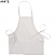 White - Edwards Bib Apron With Pockets # 9002-000