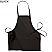 Black - Edwards Bib Apron With Pockets # 9002-010