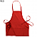 Red - Edwards Bib Apron With Pockets # 9002-012