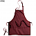 Wine - Edwards Bib Apron With Pockets # 9002-063