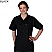 Black - Edwards Unisex Short Sleeve Cook Shirt # 1303-010
