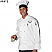 White - Edwards Unisex Classic Full Cut Long Sleeve Chef Coat # 3301-000
