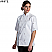 White - Edwards Mid Weight Short Sleeve Ten Button Chef Coat # 3333-000