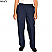 Navy - Edwards Cotton Blend Pull-On Housekeeping Pant # 8886-007