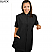 Black - Edwards Ladies Solid Color Housekeeping Tunic # 7278-010