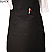 Black - Edwards Bistro Apron with 2 Pockets #9012-010