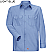 Light Blue - Red Kap Men's Solid Ripstop Long Sleeve Shirt #SY50LB