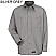 Silver Grey - Wrangler Workwear Long Sleeve Work Shirt # WS10SV