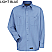 Light Blue - Wrangler Workwear Long Sleeve Work Shirt # WS10LB