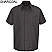 Charcoal - Wrangler Workwear Short Sleeve Work Shirt # WS20CH