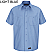 Light Blue - Wrangler Workwear Short Sleeve Work Shirt # WS20LB