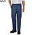 Navy - Dickies Men's Relaxed Fit Industrial Cotton Straight Leg Cargo Pant # LP337NV