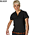 Black - Edwards Women's Dry-Mesh Hi-Performance Polo # 5576-010