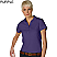 Purple - Edwards Women's Dry-Mesh Hi-Performance Polo # 5576-053