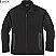 Black - Ash City NORTH END Men's 3-Layer Fleece Bonded Soft Shell Technical Jacket # 88138-703