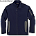Classic Navy - Ash City NORTH END Men's 3-Layer Fleece Bonded Soft Shell Technical Jacket # 88138-849