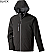 Black - Ash City PROSPECT Men's North End 2-Layer Fleece Bonded Soft Shell Jackets With Hood # 88166-703
