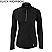 Black w/Carbon - Ash City RADAR Ladies' North End Half-Zip Performance Long Sleeve Tops # 78187-703