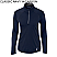 Classic Navy w/Carbon - Ash City RADAR Ladies' North End Half-Zip Performance Long Sleeve Tops # 78187-849