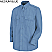 Medium Blue - Horace Small Men's Sentinel Upgraded Security Long Sleeve Shirt # SP36MB