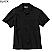 Black - Edwards Unisex Jaquard Batiste Short Sleeve Camp Shirt # 1030-010
