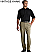 Vintage Khaki - Edwards Men's Natural Stretch Flat Front Easy Fit Microfiber Pants # 2588-207
