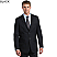 Black - Edwards Men’s Synergy Washable Suit Coat # 3525-010