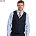 Navy - Edwards Men's Synergy Washable Dress Vest # 4525-007